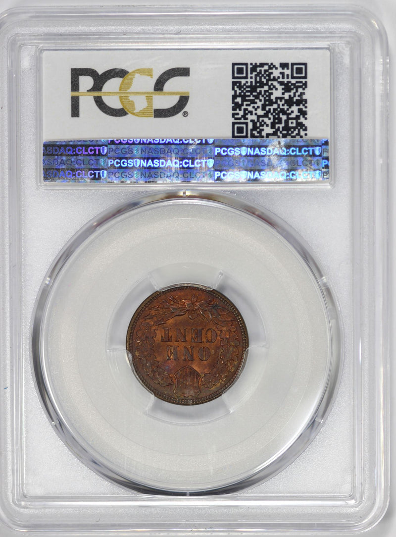 PCGS MS63RB 1889 Indian Head Cent -