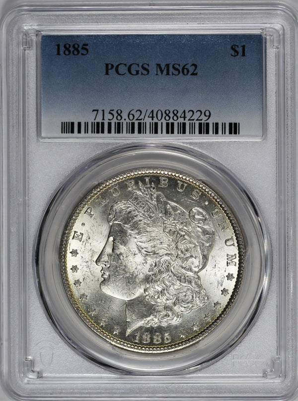 PCGS MS-62 1885 Morgan Silver Dollar -
