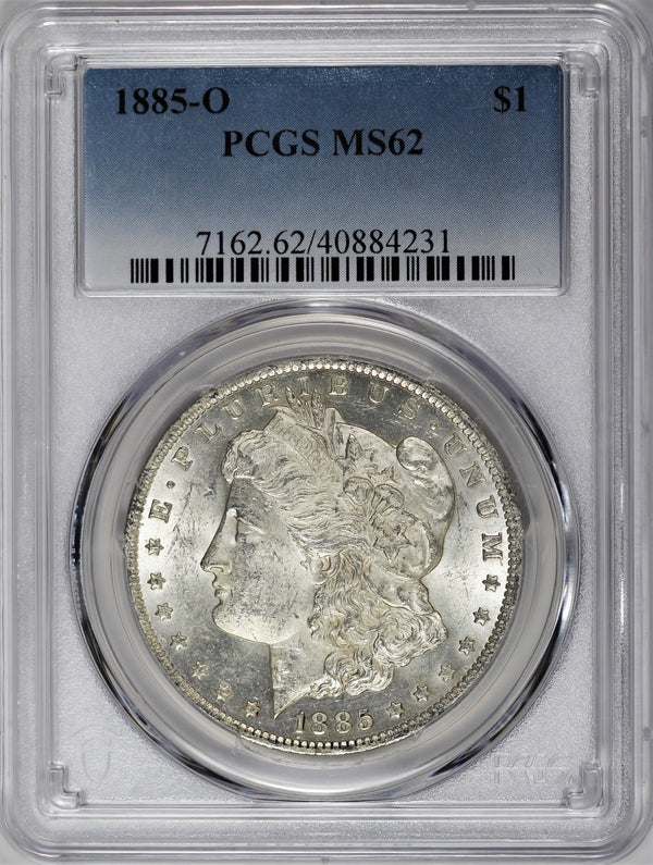 PCGS MS-62 1885-O Morgan Silver Dollar -