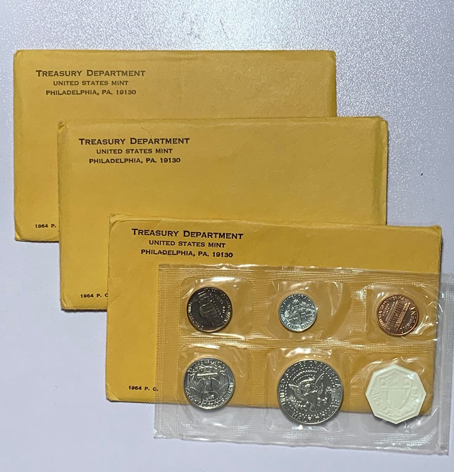 1964 US Mint Silver Proof Set with All Original Government Packaging #HJCRC