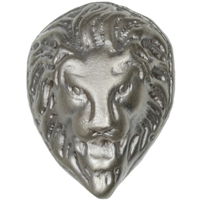 Hand Poured 1oz .999 Silver "King Lion Head"  Stock