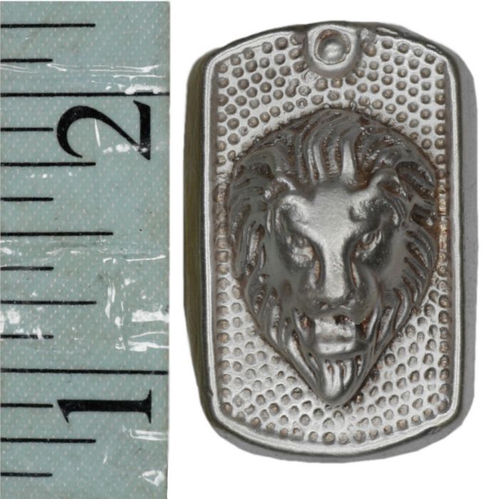 Hand Poured 2.5oz .999 Silver "Lion Head" - Stock # BB2HLHT / ZXCRMO-BB