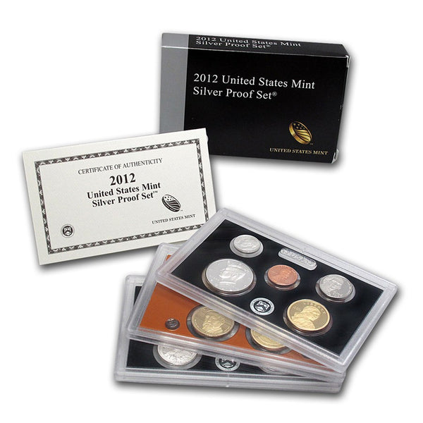 2012-S US Silver Proof Set - KEY DATE SET W/ ALL OGP ZTLJCRC