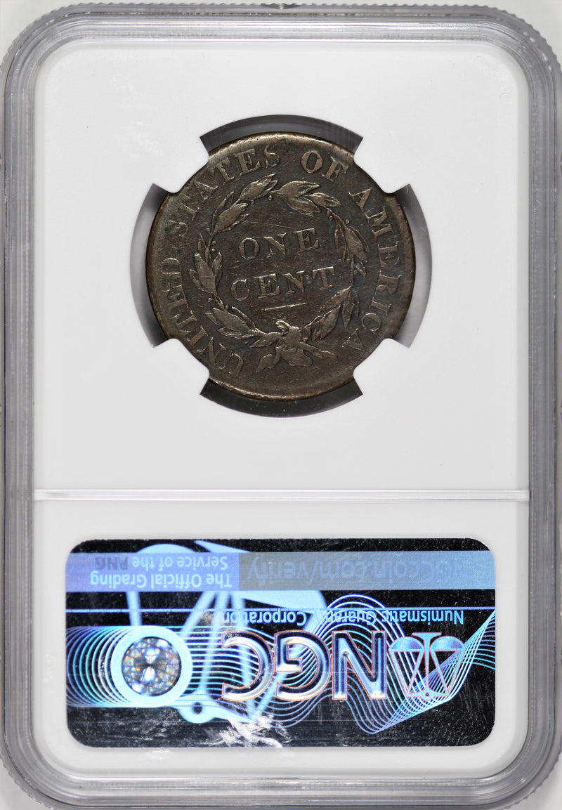 NGC VG-10 BN 1825 Large Cent -
