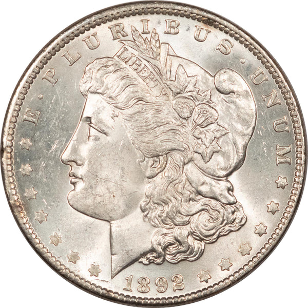 BU / UNC 1892 Morgan Silver Dollar - Stock # 2514 / YYBYHJXC