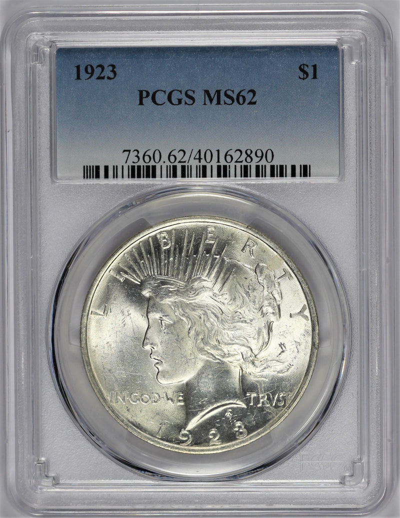 PCGS MS-62 1923 Peace Silver Dollar