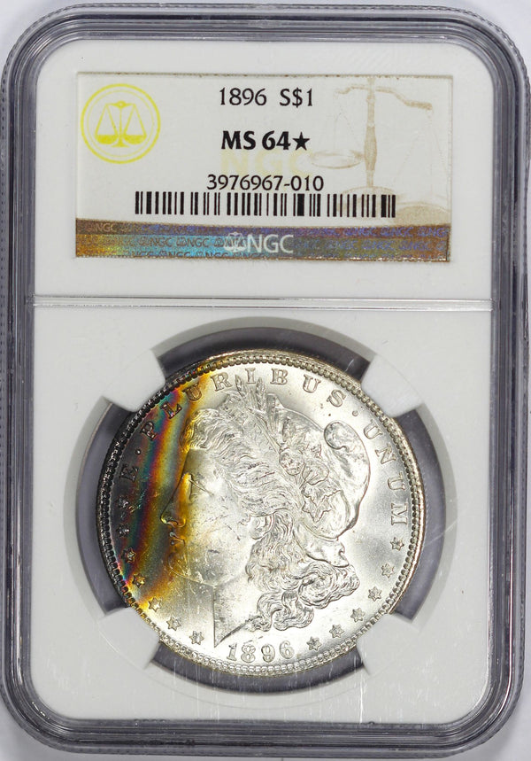 PCGS MS-64 1896 Morgan Silver Dollar #JJ-ZRTEL-Z