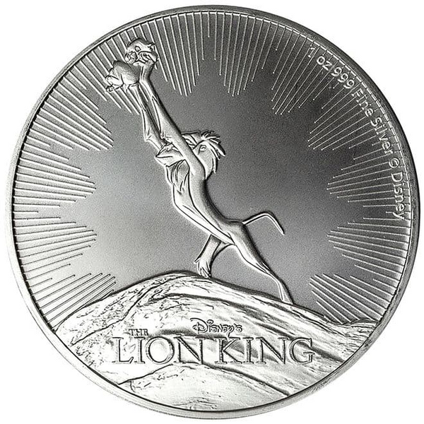 2020 Niue Mint 1 OZ Silver $2 DISNEY LION KING - Circle of Life Coin - XXOJCCR