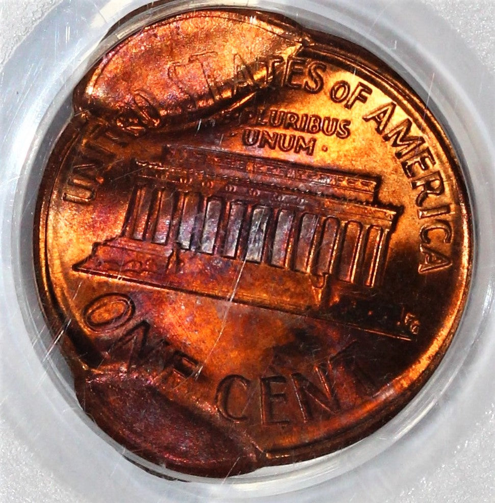 PCGS MS-64 RED 1979-D Saddle Triple Strike Lincoln Cent - Stunning Color - BRRCXLJX-C