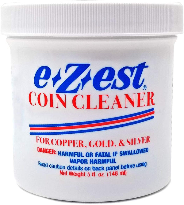 e-Z-est eZest Easy Coin Cleaner Copper Gold Silver Jewelry - 5 Ounce Jar #JJCZ-N