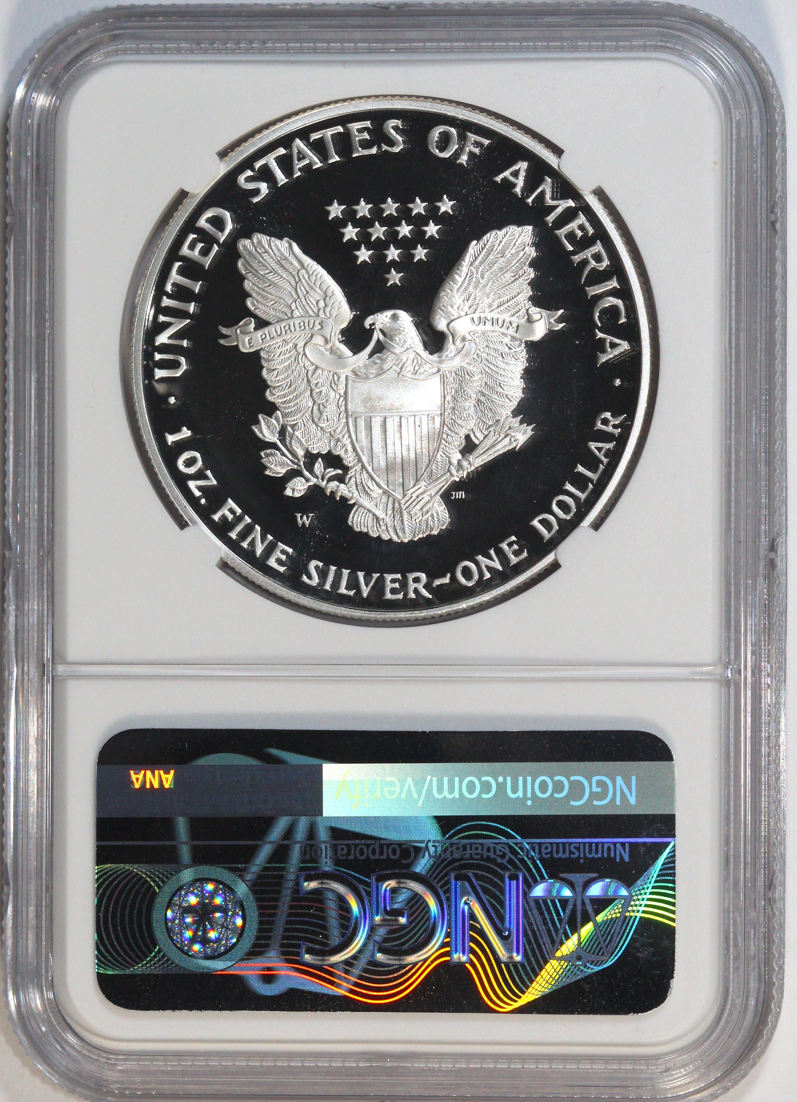 NGC PF-69 Ultra Cameo 1995-W Proof Silver American Eagle - Anniversary Set -The Key to the Series - Serial #2878917-001 / JHAHLCCRCB-BZ