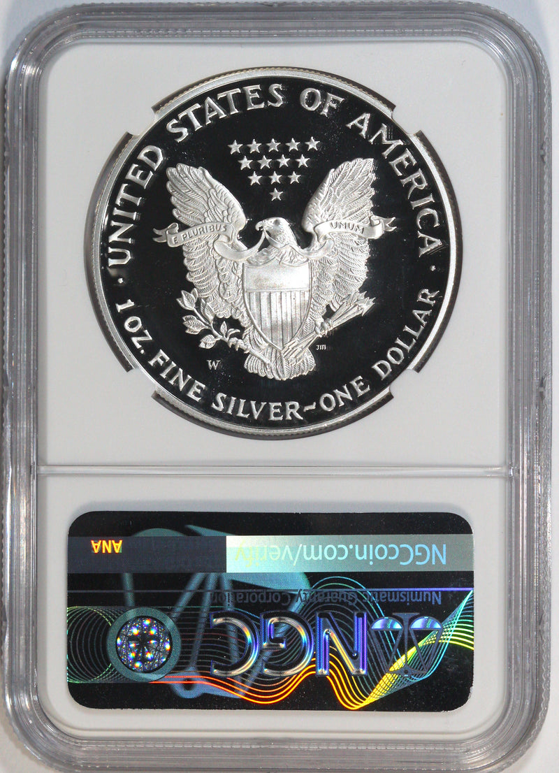 NGC PF-69 Ultra Cameo 1995-W Proof Silver American Eagle - Anniversary Set -The Key to the Series - Serial