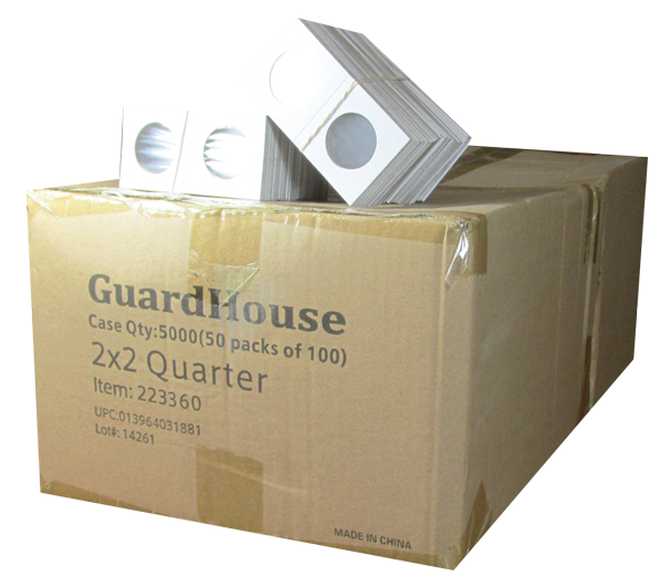 Guardhouse 2x2 Paper Coin Holders - 200 Pcs Per Bundle
