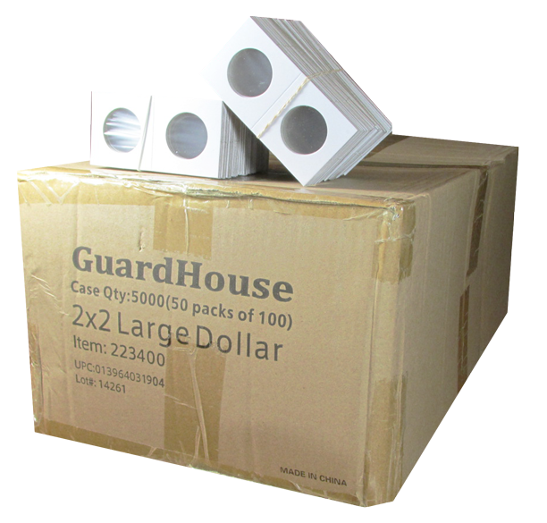 Guardhouse 2x2 Paper Coin Holders - 200 Pcs Per Bundle